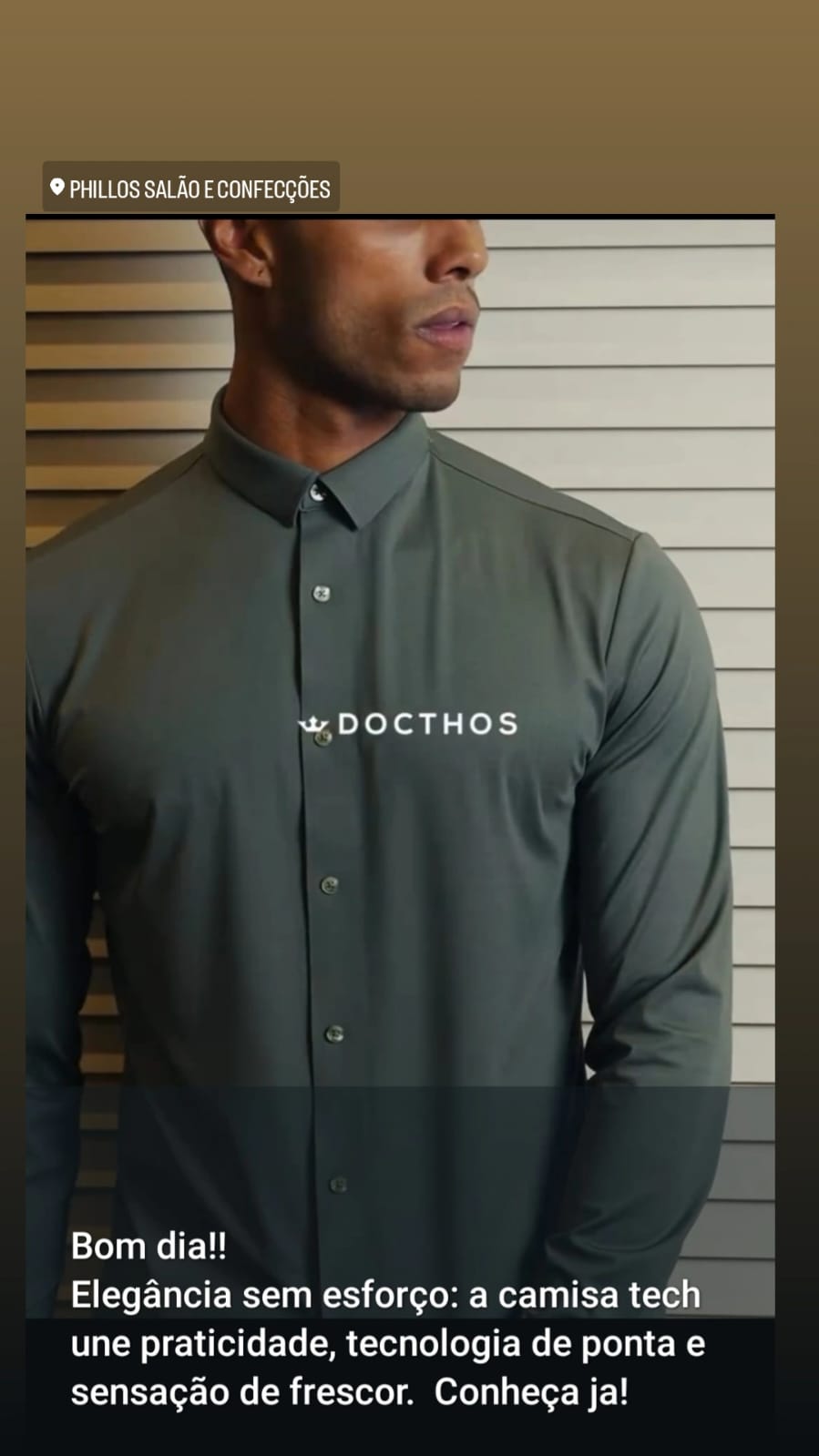 Camisa Docthos Tech Shirt Verde Militar