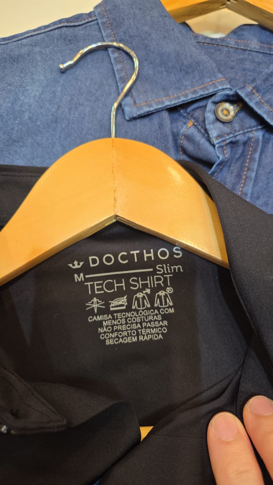Camisa Docthos Tech Shirt Preta