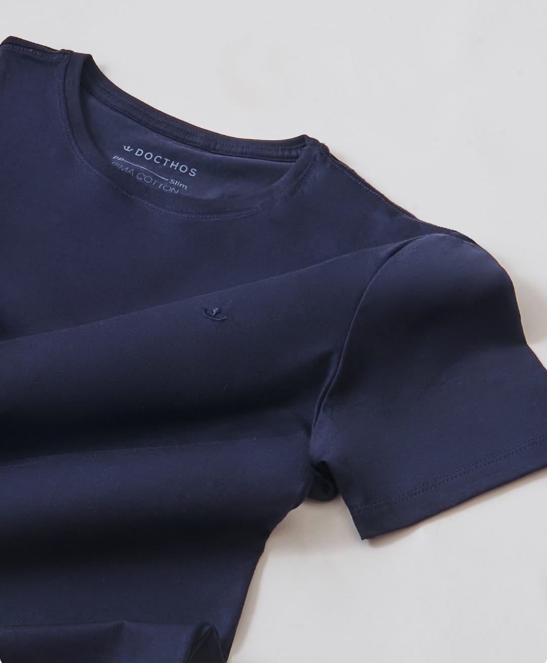Camisa Docthos Slim Pima Navy