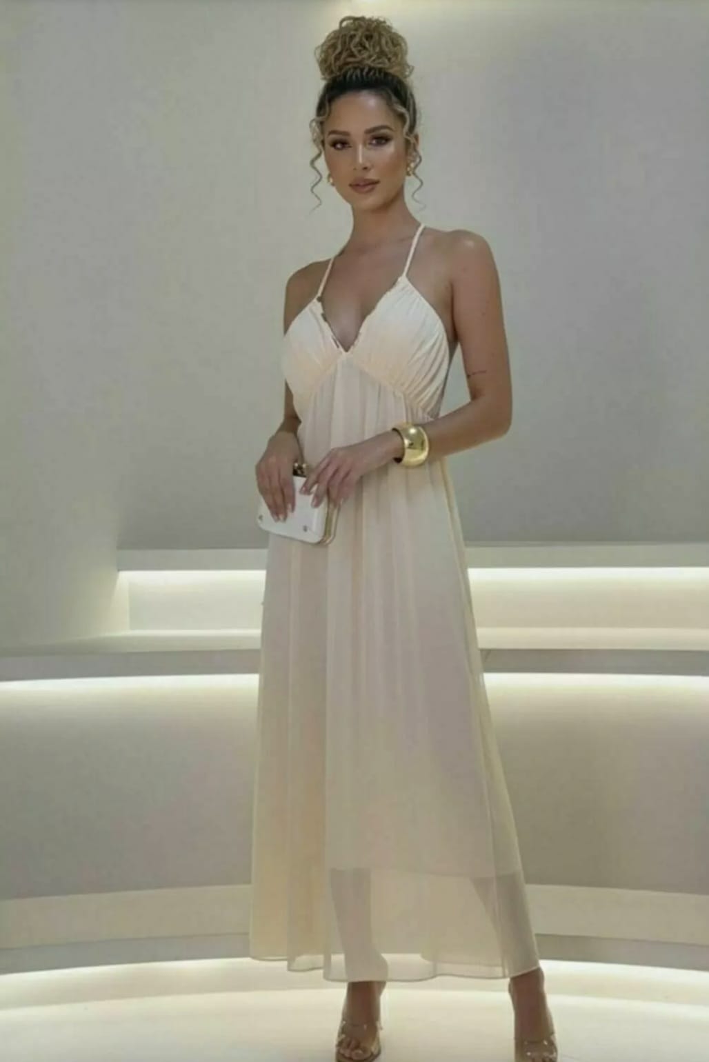 Vestido 6 Passantes — Off White